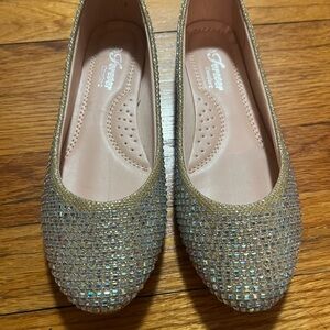Forever Comfort Sparkle Flats size 6.5